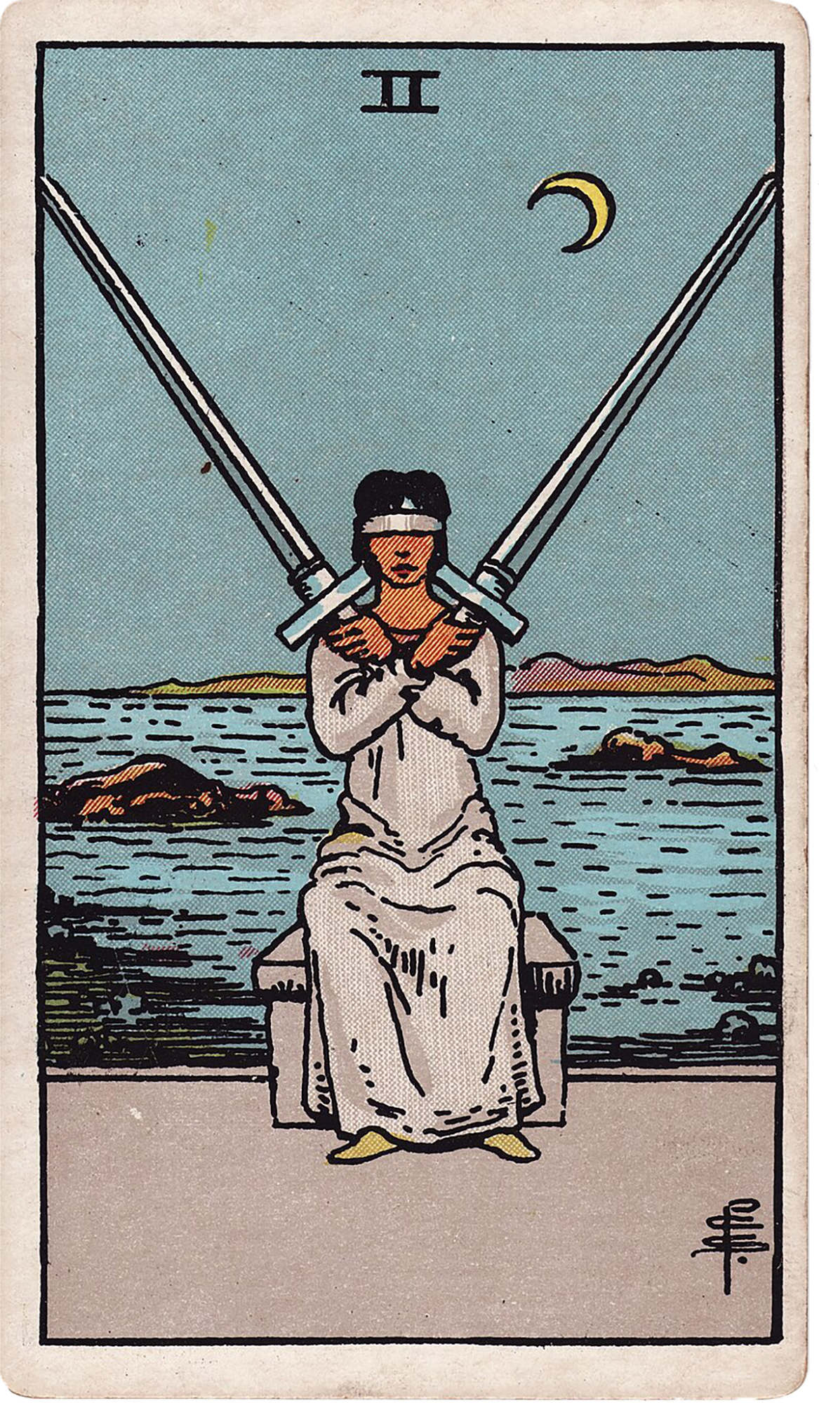 2 of Swords Tarot card